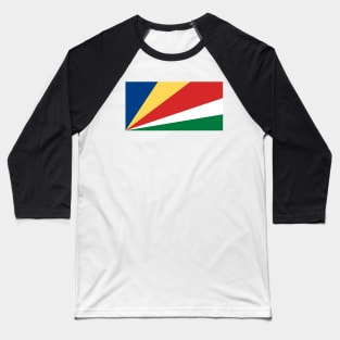 Flag of Seychelles Baseball T-Shirt